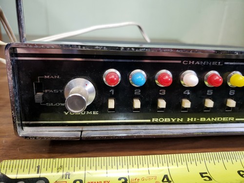 Vintage 1970 Robyn Model 100B High-Bander CB Radio / Police Scanner WORKS!