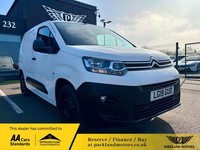 2019 Citroen Berlingo 1.6 Berlingo 1000 Enterprise Blue HDi S/S Panel Van Diesel