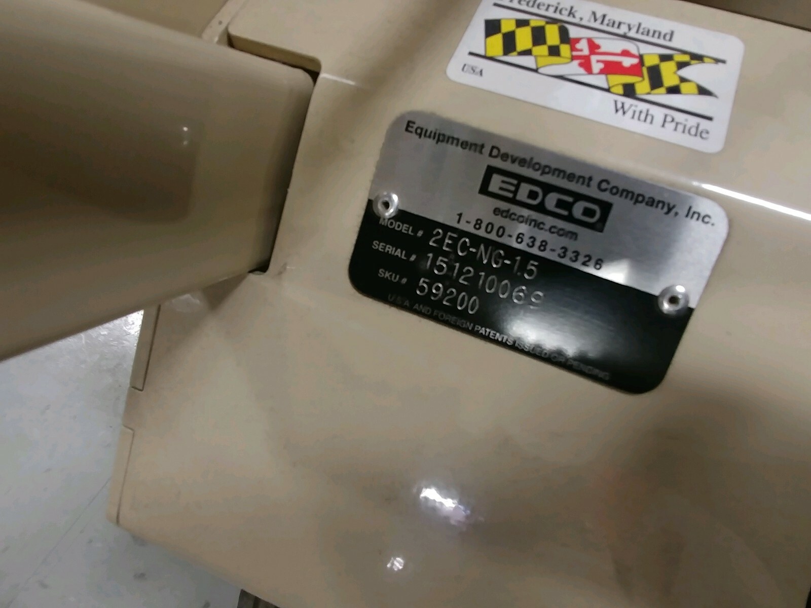 Edco 2EC-1.5B Dual Disc Grinder