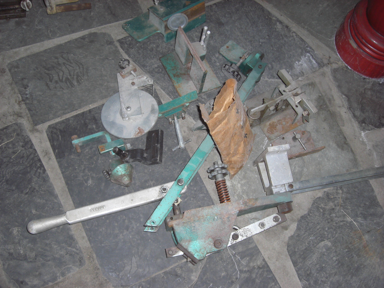 Foley Belsaw Model 359 Trip Hammer Setter For Circular Saws with assortment lot