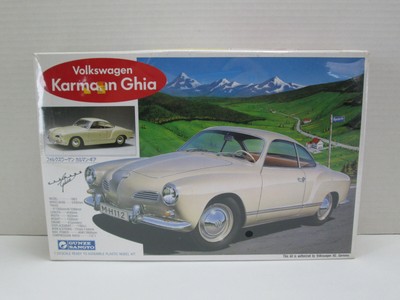 NOS Sealed Gunze Sangyo 1963 Volkswagen VW Karmann Ghia Model Car Kit