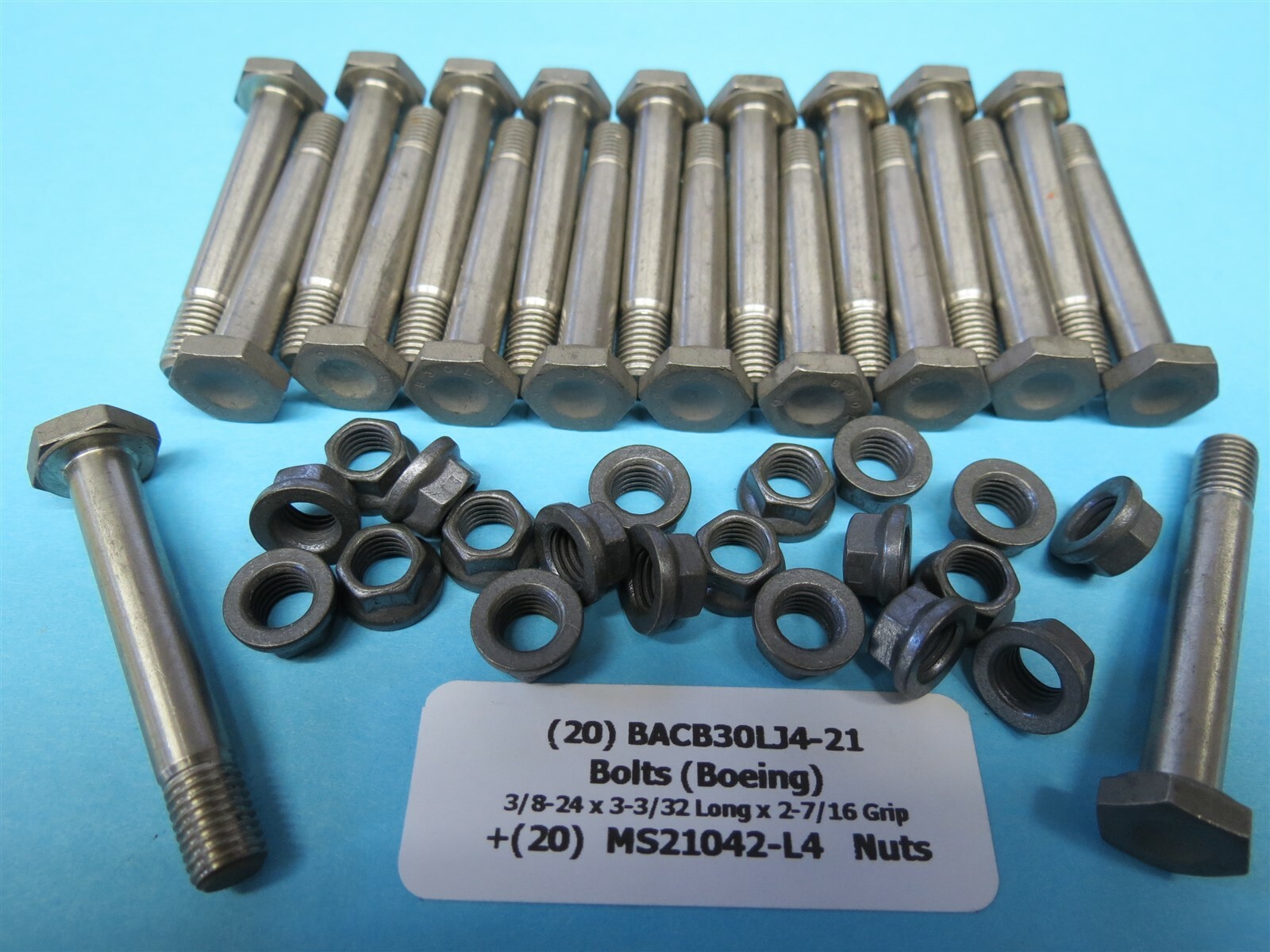 1/4-28 x 1-11/16 Boeing Aircraft Aerospace Stainless Steel