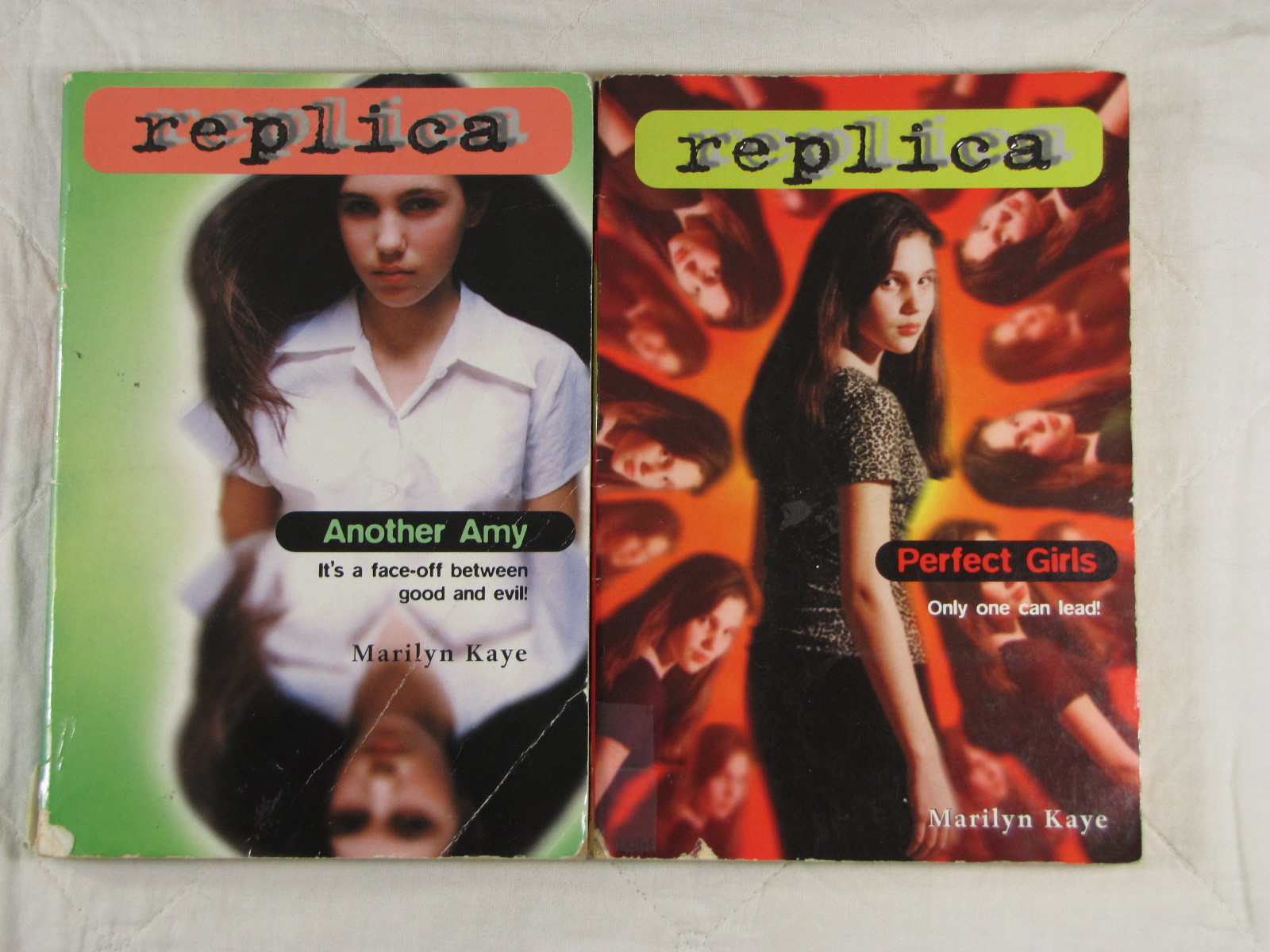 8 books from the Replica series by Marilyn Kane