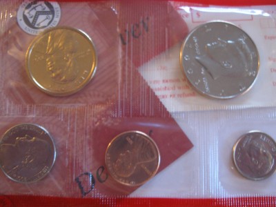 2001 P&D US Mint Set 20 Coin Lot ~ Original Envelope ~ Stock #5360