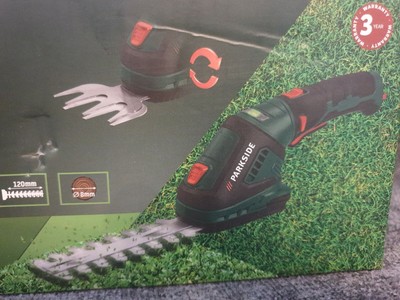 parkside cordless grass and hedge trimmer