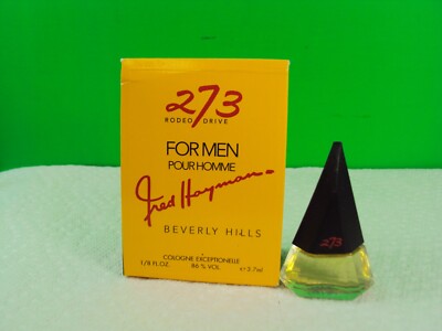 FRED HAYMAN BEVERLY HILLS 273 FOR MEN EXCEPTIONAL COLOGNE SPLASH MINI 1/8 OZ P50