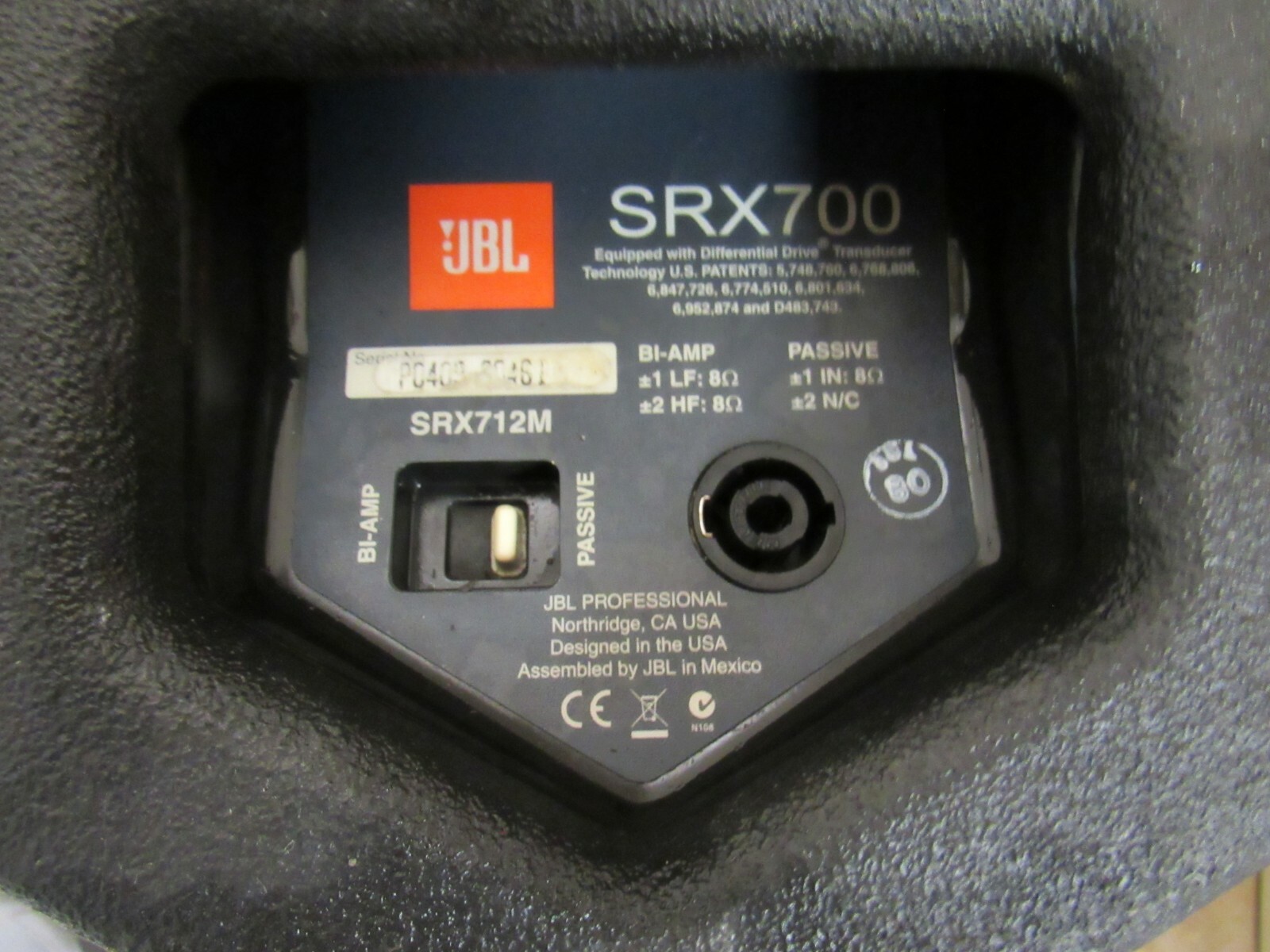 PAIR OF JBL SRX712M 12