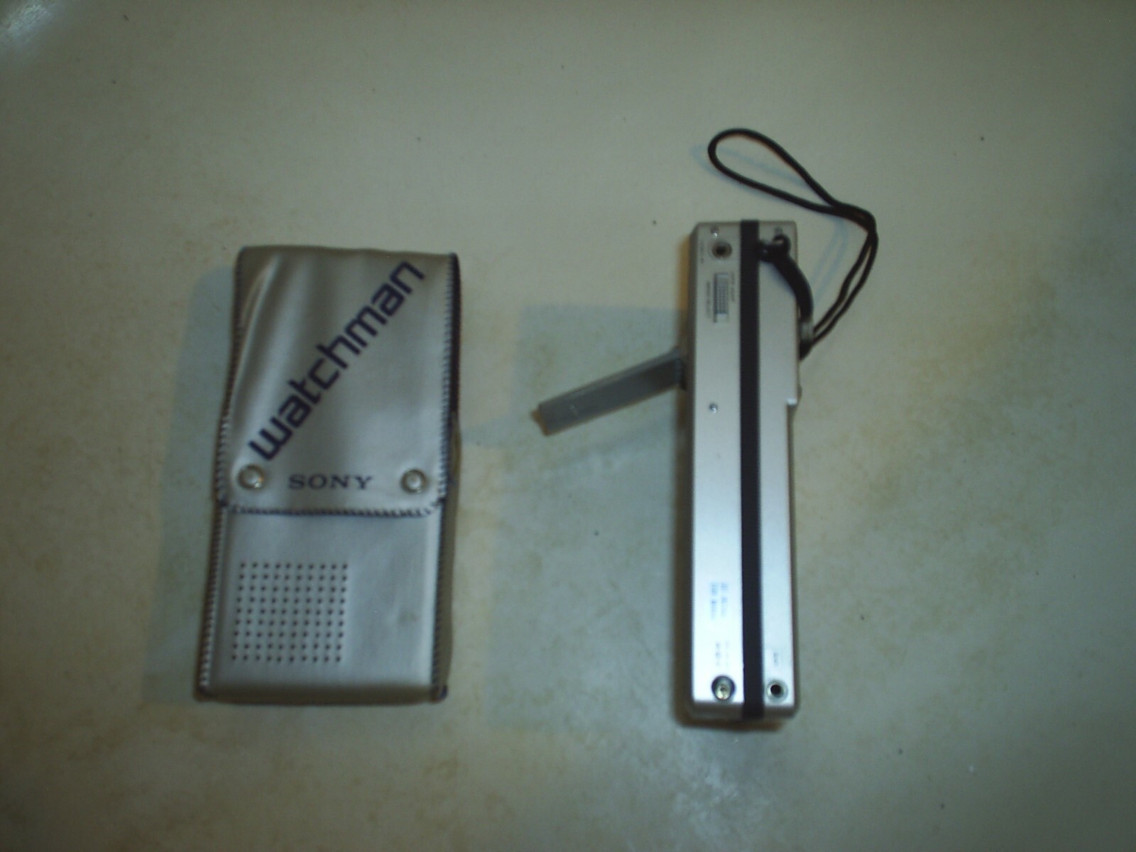 Vintage Sony Watchman Detroit Tigers Edition MLB Portable TV With Case