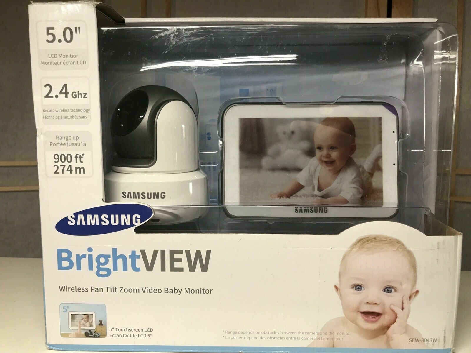 Samsung Sew 3043w Bright View Baby Monitoring System Monitor And Camera Storepaperoomates Shop Cheapest Online Global Marketplace