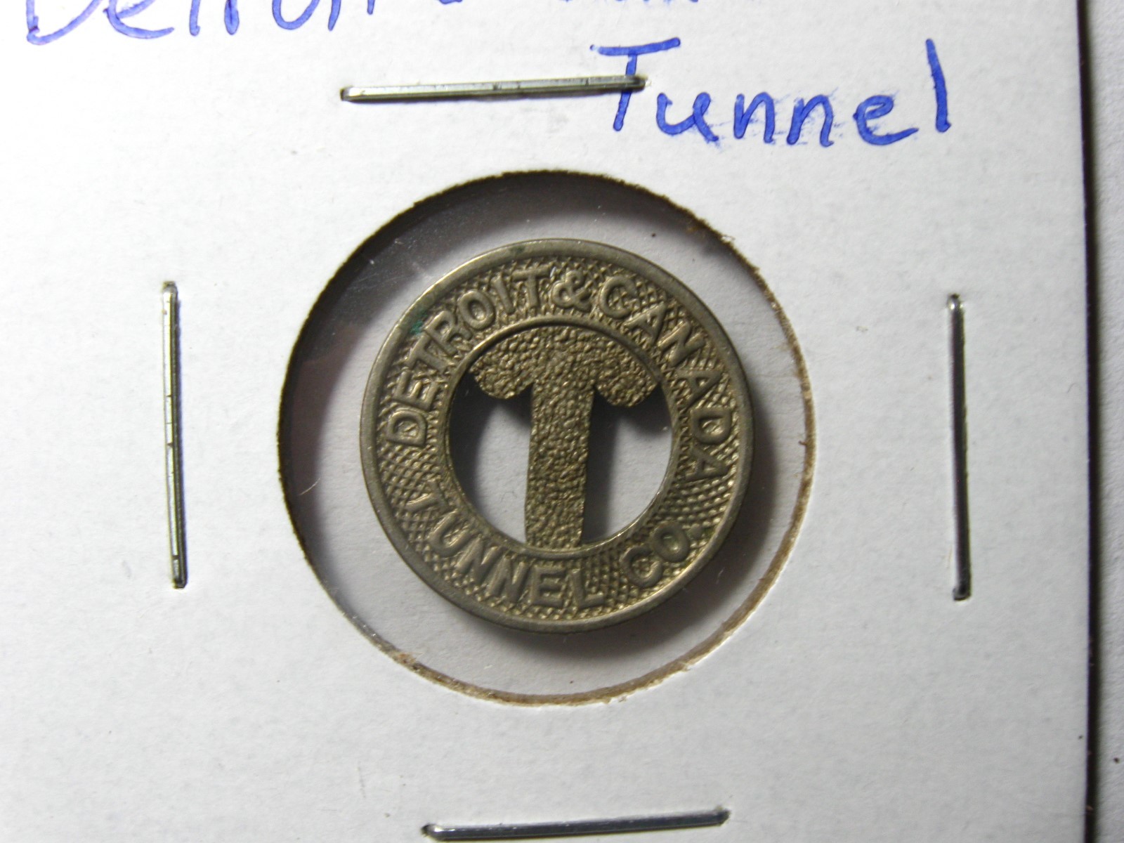 7 Different Transit Tokens - Detroit Tunnel, Hudson, Indy, KC, NY, ++ - #5044-50