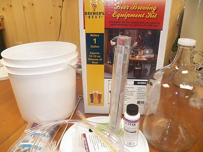 BREWER'S BEST  ONE GALLON BEER EQUIPMENT KIT W/ 1 GAL  INGREDIENT KIT, Choice