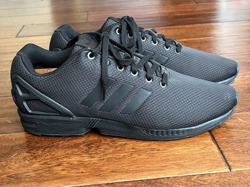 af002 Adidas AF6404 ZX Flux Tech Black Gary Mens 13.5 Running