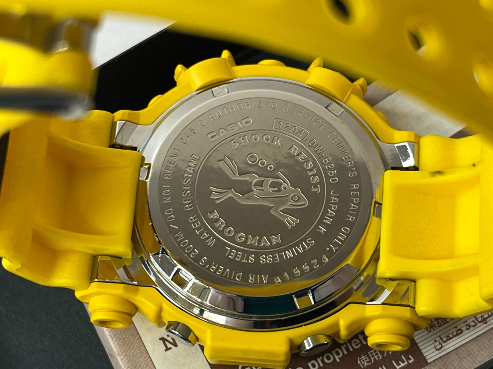 カシオ G－SHOCK フロッグマン DW-8250 WC7AT 初期、未使用 CASIO