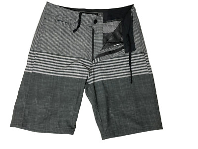 Ocean Current Hybrid Casual/ Swim Shorts Men 29X10 Gray Strtch Ligtwt 5 Pokt NEW