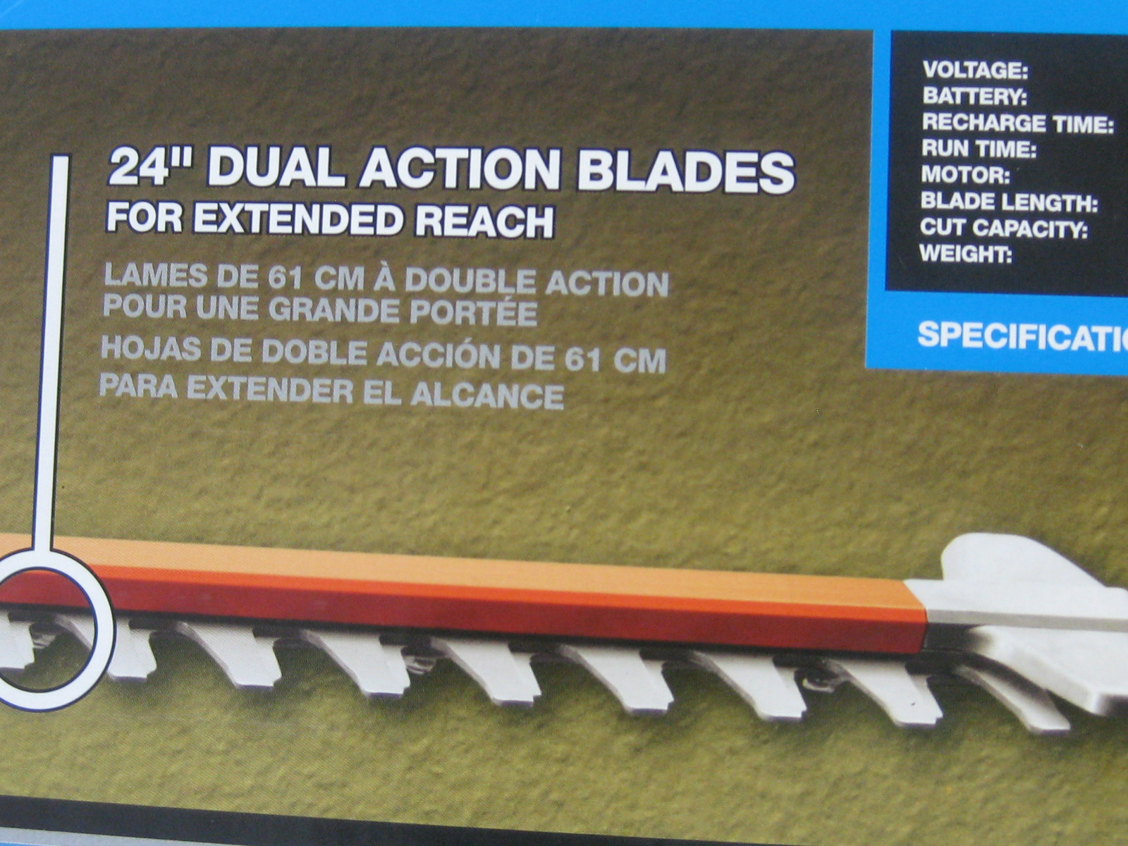 ECHO 24 in. 58-Volt Lithium-Ion Brushless Cordless Hedge Trimmer - Battery and