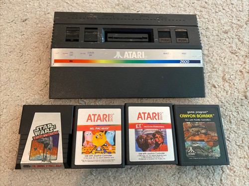 Atari 2600 Junior Console Only & Games Star Wars Replacement