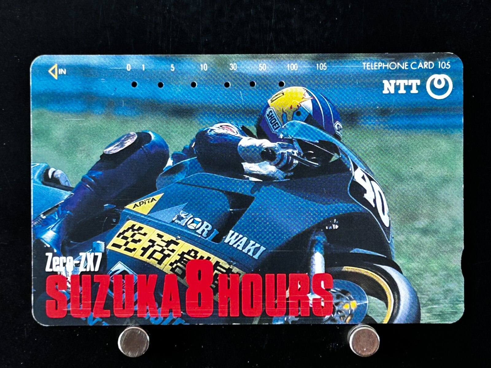 Zero-ZX7 Suzuka 8 Hours Motorcycle Telephone Card Super Car