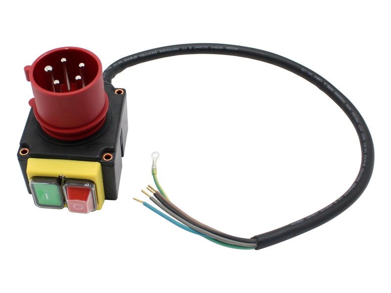 Schalter Mit Cee-Stecker 400v Passend FÃ¼R Forest Master Fm8ve Holzspalter