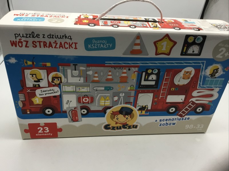 5902983490401 Puzzle Z DziurkÄ 23 Elementy WÃ³Z StraÅ¼Acki 2mc  Czuczu 69562 Brigh