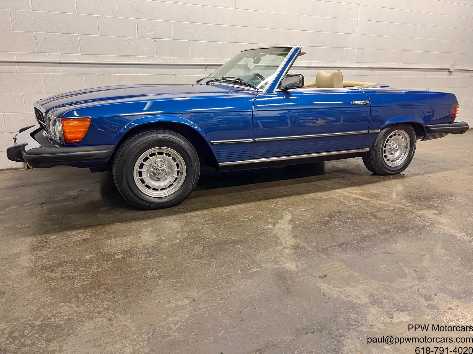 Owner 1979 Mercedes-Benz SL-Class  91,874 Miles Magnetite Blue Convertible 4.5L V8 Aut