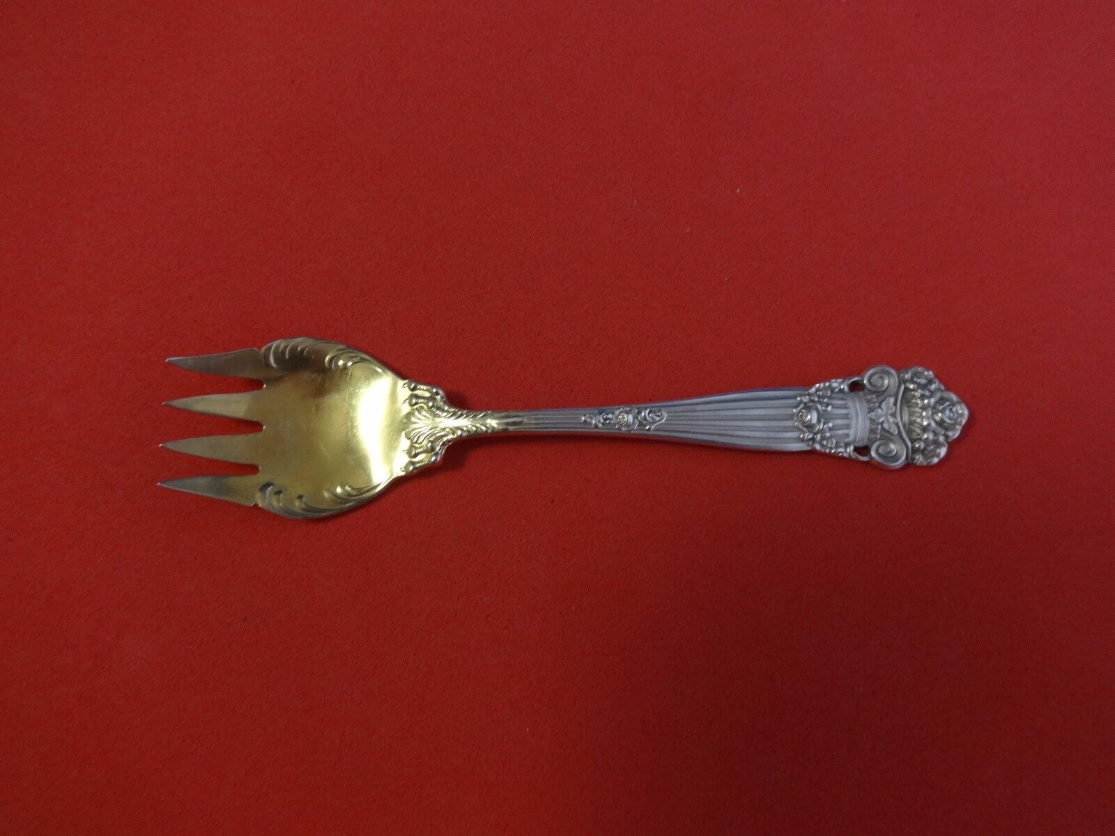 Silver Flutes by Towle Sterling Silver Baked Potato Fork Custom Made 7 1//2/"