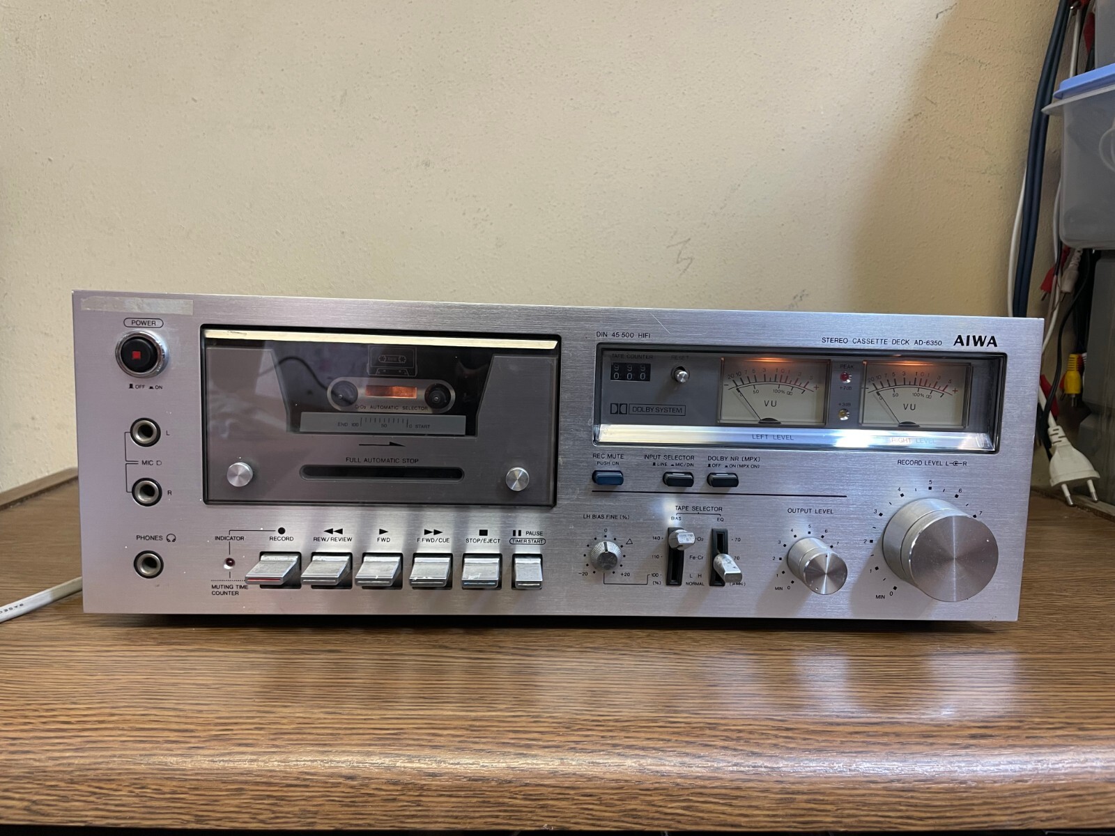 AIWA アイワ 3ヘッド ステレオ カセットデッキ AD-FF60 オリ