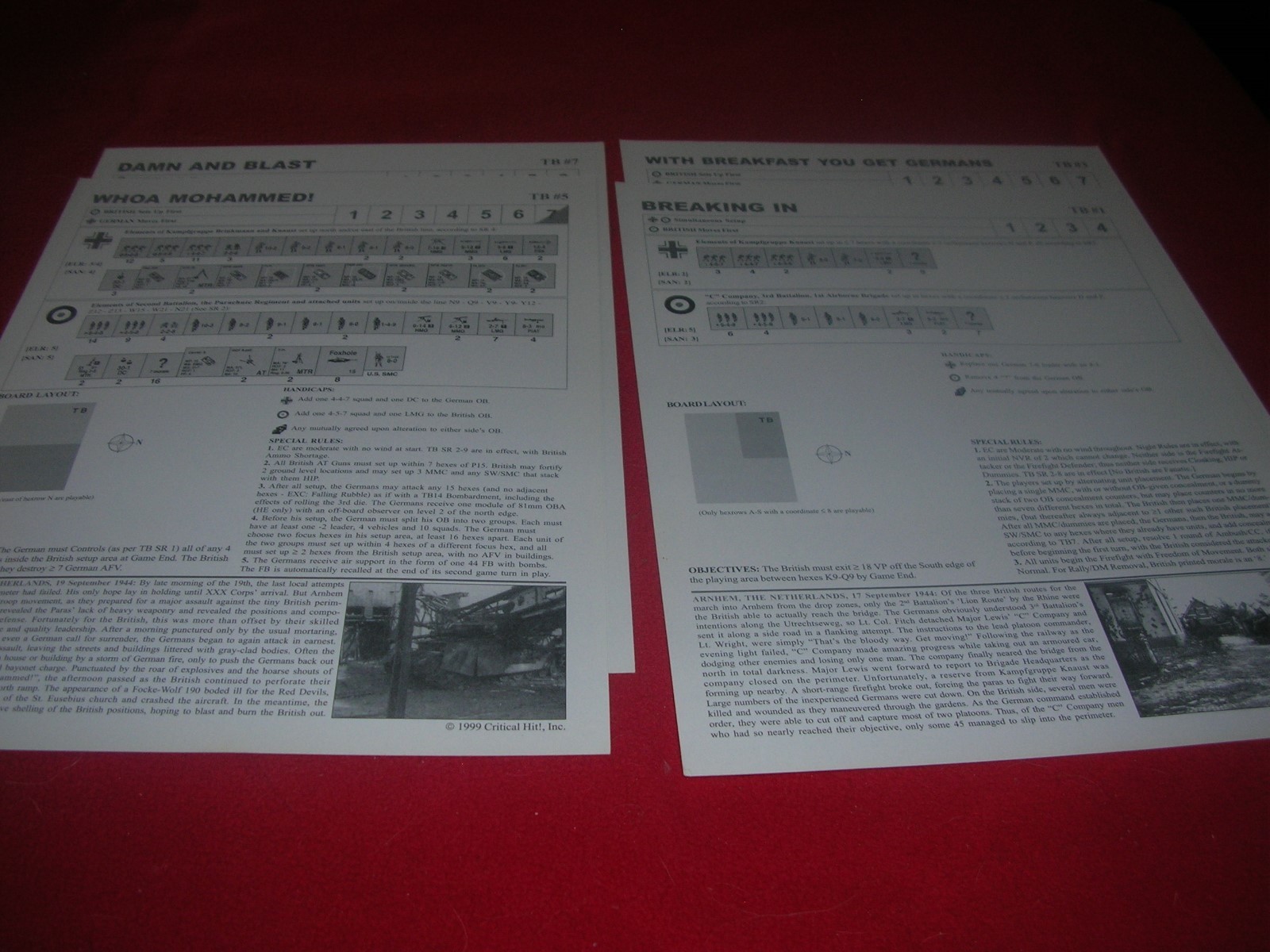 Arnhem: The Third Bridge Module from Critical Hit- Unpunched -Never Played