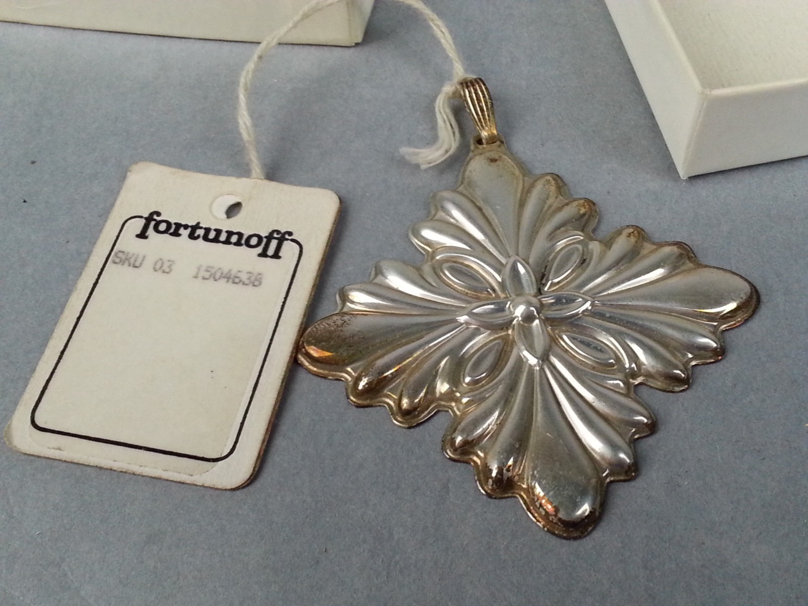 1988 STERLING REED & BARTON CHRISTMAS CROSS W/BOX LIMITED EDITION