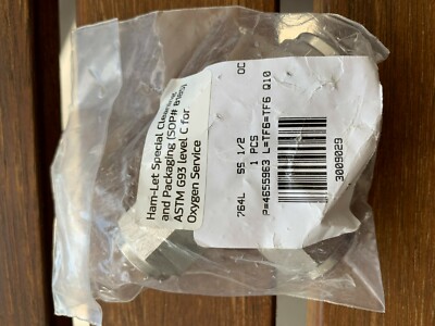 Ham-Let 764L SS 1/2 T-fitting Tee fitting Stainless Steel Oxygen Clean