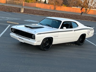 Owner 1972 Plymouth Duster Coupe White RWD Automatic