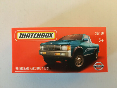 Matchbox '95 Nissan Hardbody (D21) - MBX Jungle Series 62/100, Red Diecast Car - View #9