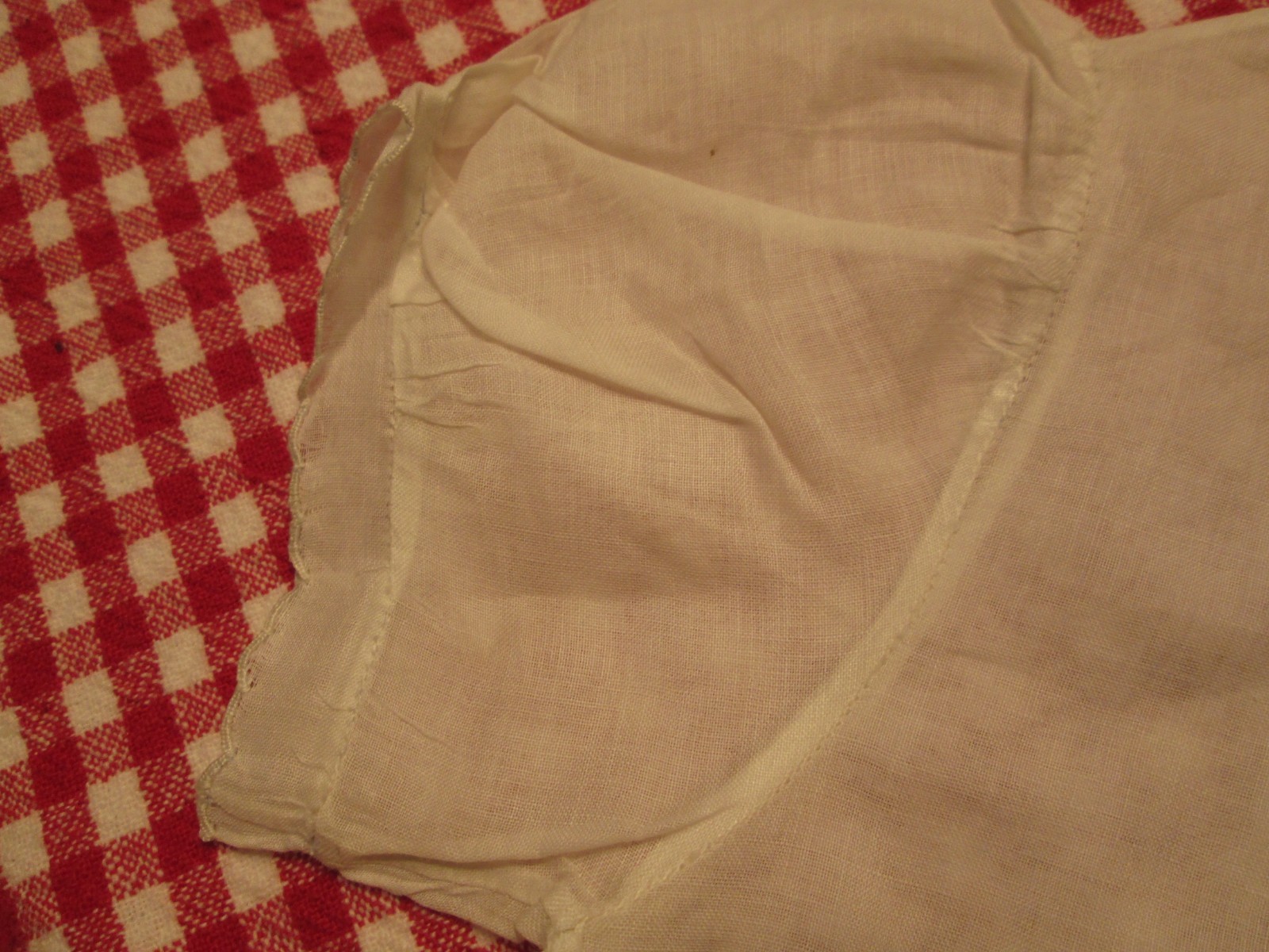 1940s Era Vintage Baby Infant Doll Dress Madeira Hand Embroidery New Old Stock