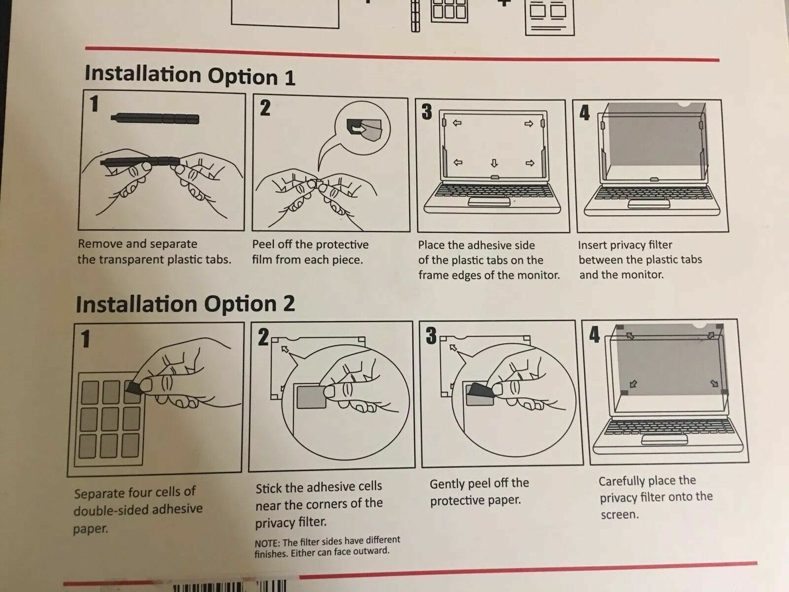 Akamai Premium Desktop Computer Monitor Privacy Screen 23
