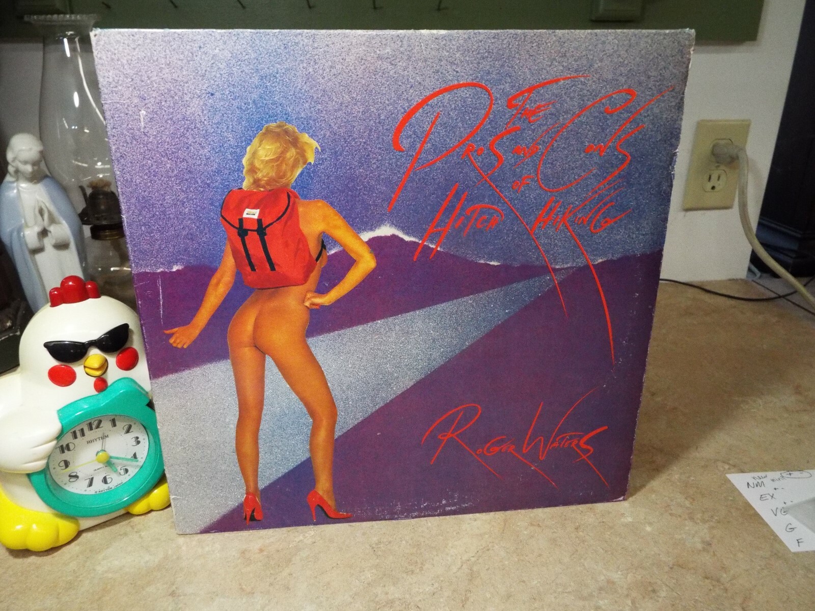 Roger Waters Pros and Cons Pink Floyd UNCENSORED cover LP