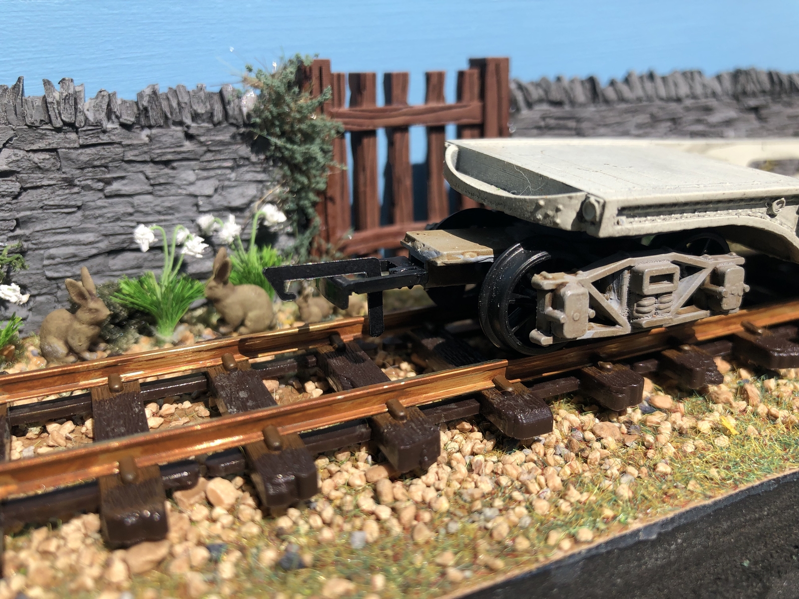 Gn15 Narrow Gauge Pechot wagon - comes with bogie wheels and NEM pockets - Picture 5 of 9