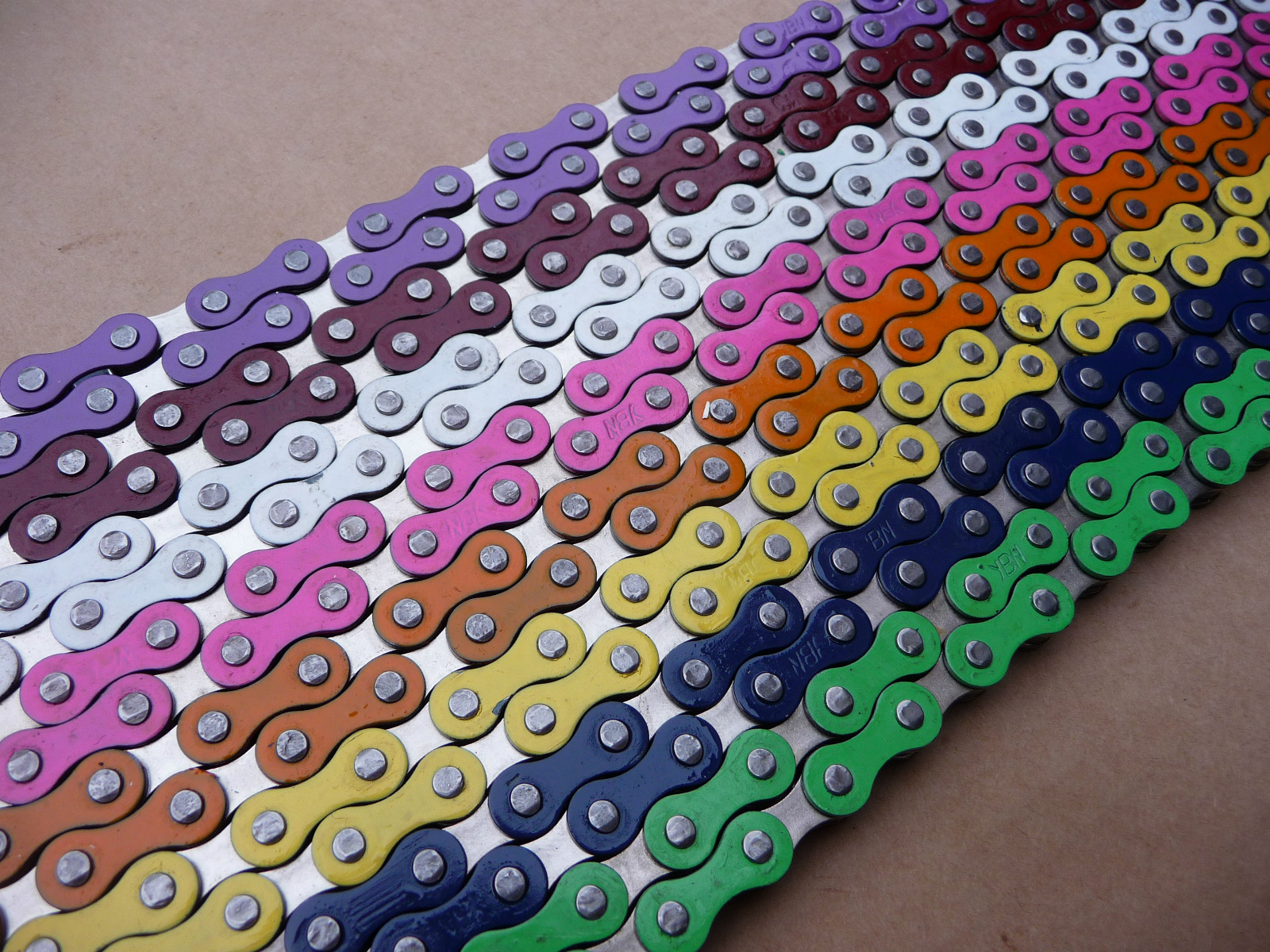 purple bmx chain