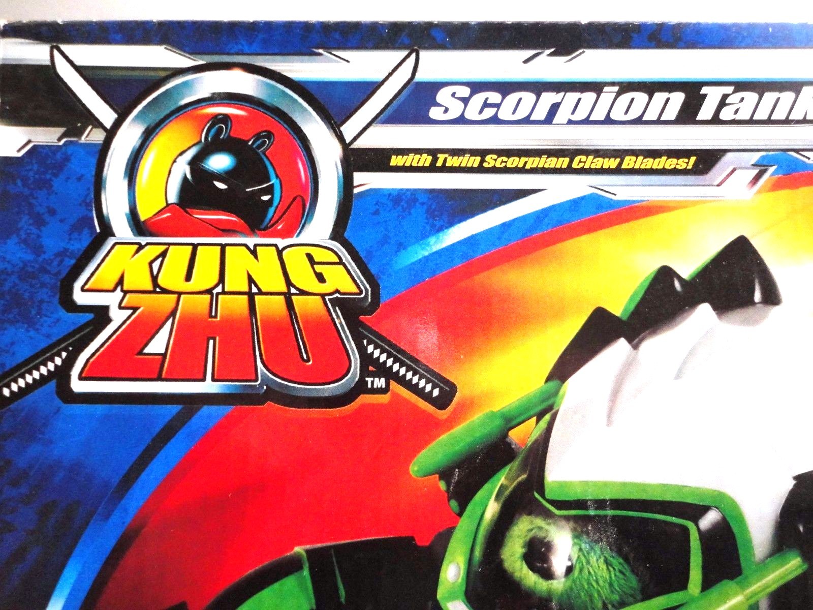 KUNG ZHU Ninja Zhu Zhu Scorpion Tank Twin Scorpion Claw Blades Two Missiles 4+