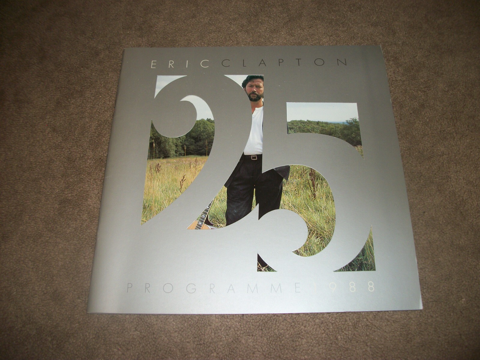Eric Clapton Crossroads 25th Anniversary Tour Book Program Eric Clapton Crossroads 25th Anniversary Tour Book Program