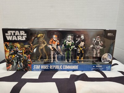 Republic Commando Delta Squad STAR WARS Toys R Us BLUE BOX NEW Sealed D1