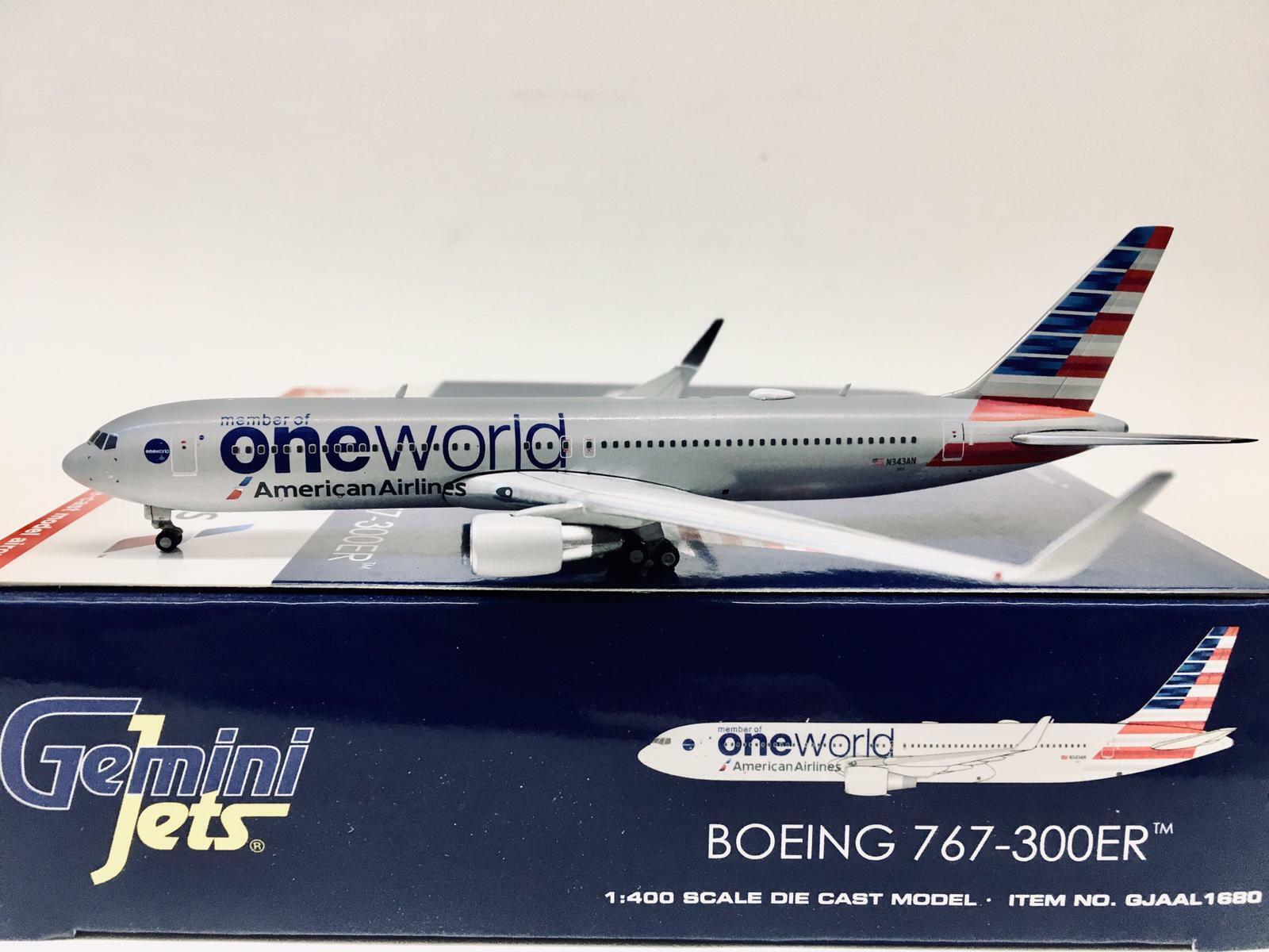 Gemini Jets 1:400 American Airlines One World BOEING 767 Gemini Jets 1:400 American Airlines One World BOEING 767