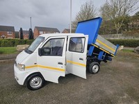 DFSK LOADHOPPER 1.3 TIPPER CREW VAN 5 SEATS 4FT BED MOT 02/27 NO VAT RARE TRUCK