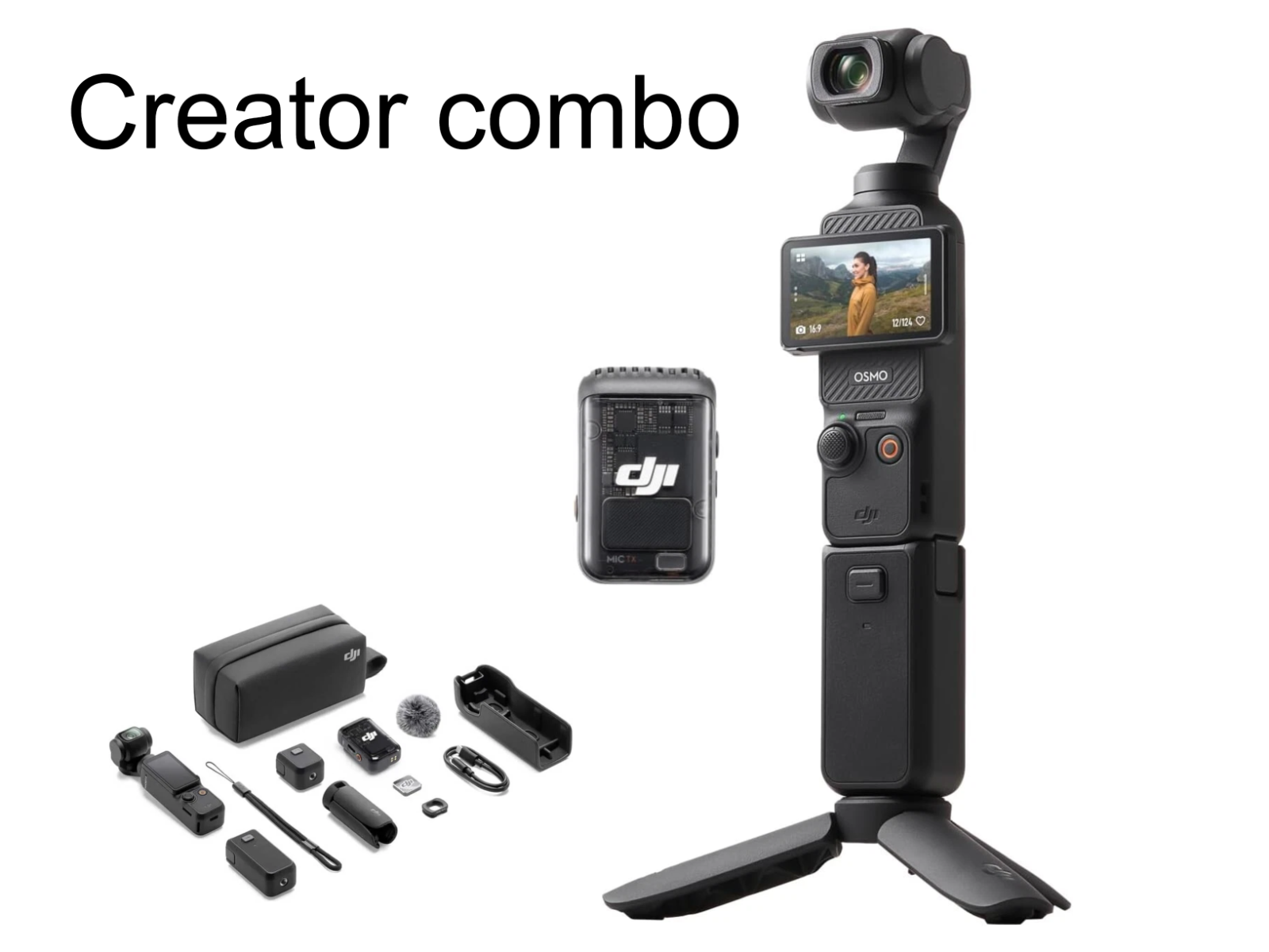 【新品未使用】DJI OSMO POCKET3 CREATOR COMBO Amazon.com : DJI Osmo Pocket 3 Creator Combo, Vlogging