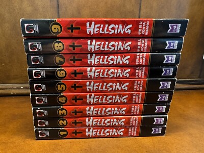 Hellsing English Manga Volume 1-9  1st Kohta Hirano Dark Horse
