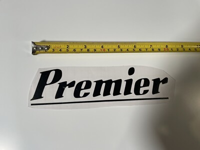Premier Drums Logo Decal 8  - White Or Black