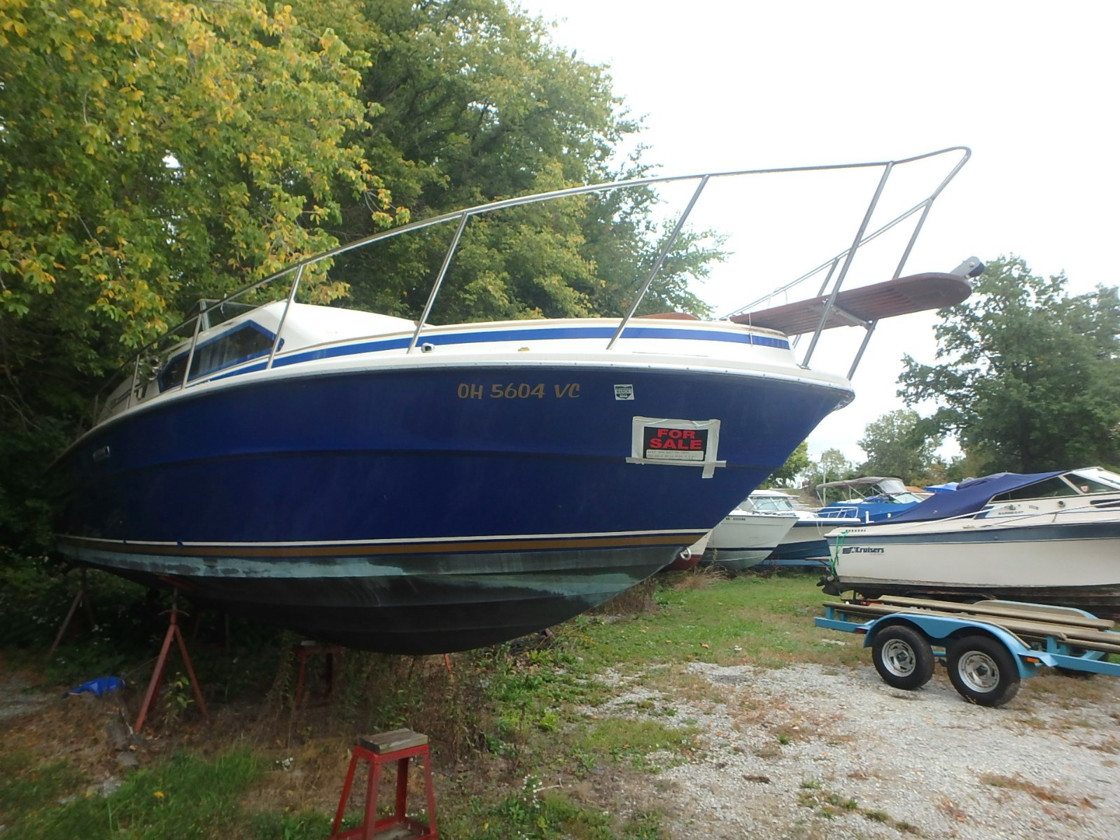 1978 SEA RAY 300 EXPRESS CRUISER W/ TWIN MERCRUISER 260 GAS ENGINES (OH LUCA 78)