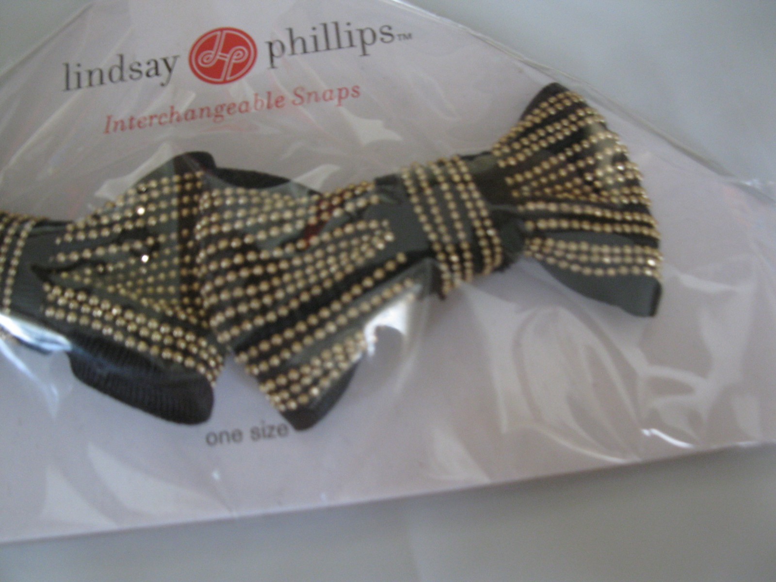 Lindsay Phillips Pair of Beaux Shoe Snaps Last One & Rare!  NIP