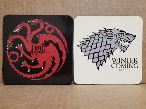 Dark Horse Deluxe HBO Game of Thrones 4 Sigil Coaster Set Coasters