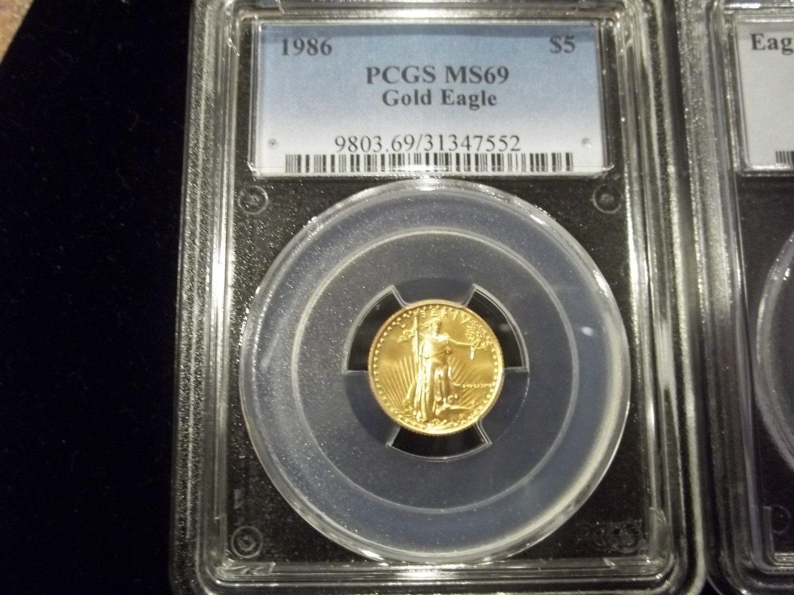 1986 - 1991 $5 American Gold Eagle 1/10 oz PCGS MS69 ROMAN NUMERAL SET