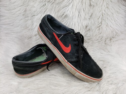 NIKE Stefan Janoski 333824-064 Black Red Suede Casual