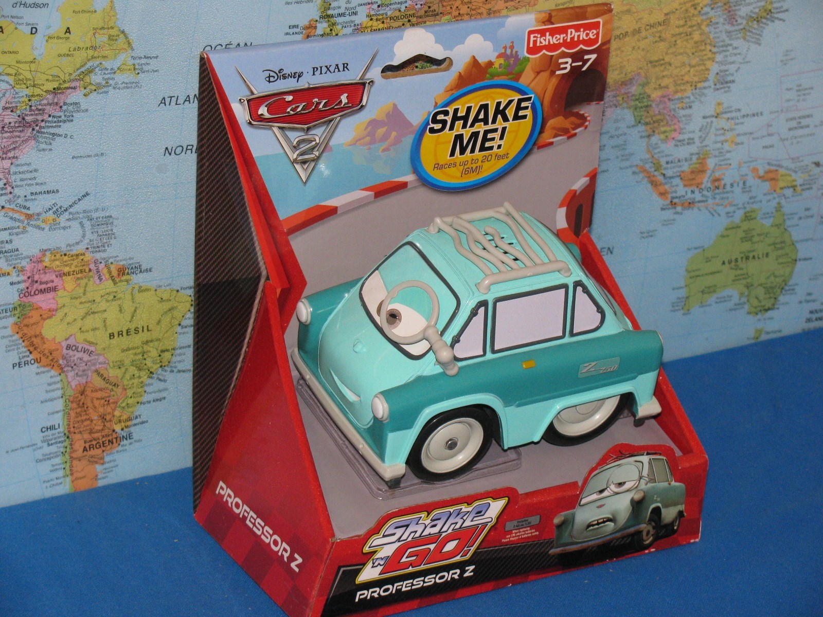 Disney - あんじ② Disney Cars 2 - Fisher Price Shake 'n Go - PROFESSOR Z